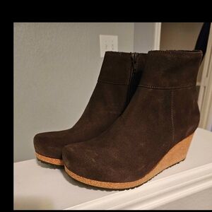 Birkenstocks Papillio Ebba/suede Leather/ Size 38 Narrow Fit, Womens 7